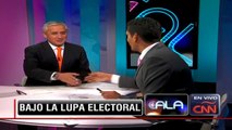 Otto Pérez Molina en Cala, de CNN en Español