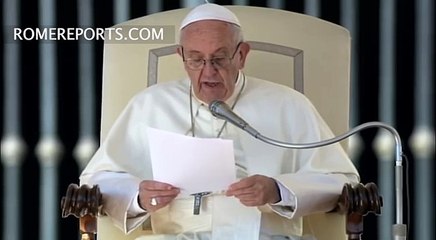 Audiencia General: Francisco habla de la confianza en Dios