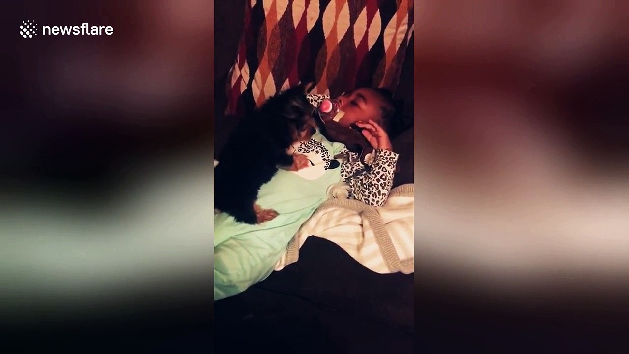 One-year-old gets surprise of a lifetime when she wakes up from nap