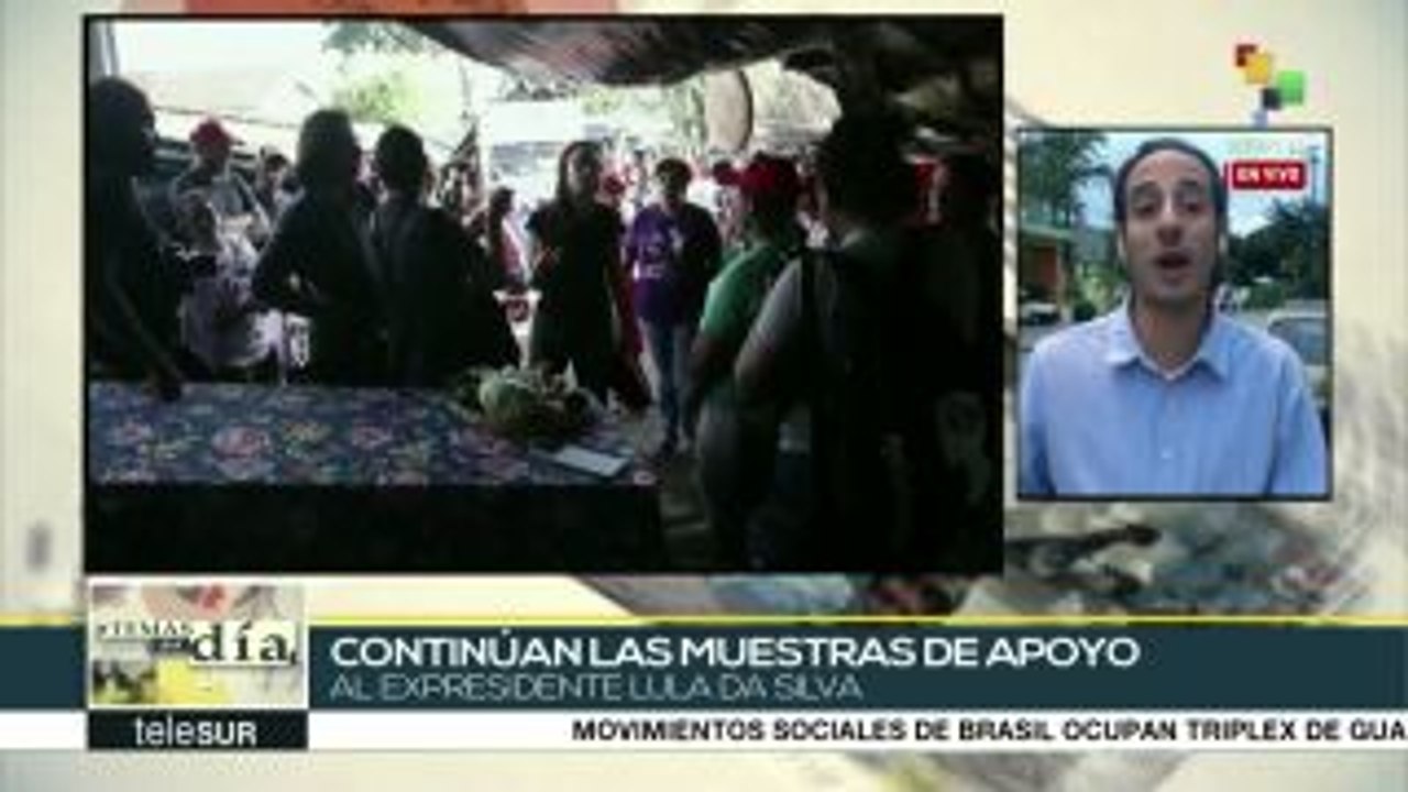 Brasil: mov. sociales ocupan departamento atribuido a Lula