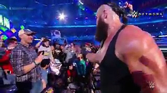 YOUNG FAN WINS TAG TITLES WITH STROWMAN. Before challenging The Bar at WrestleMania for the Raw tag team titles, Braun Strowman chooses a young fan named Nicholas to be his partner, and the duo would win.