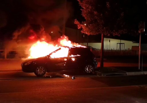 Police Respond as Cars Set on Fire During Violent Protests in Toulouse