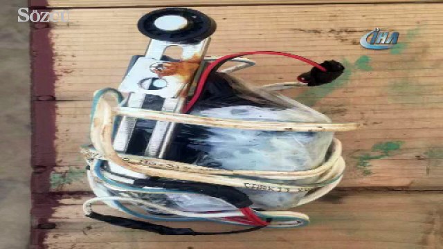 TSK Afrin’de toprak altına gizlenmiş 12 adet tespih tipi patlayıcı düzenek ele geçirildi