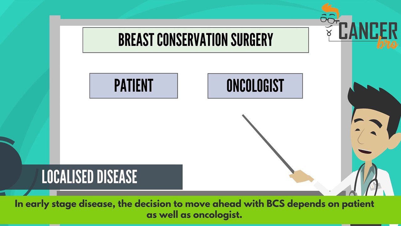 CancerBro explains treatment of localised breast cancer