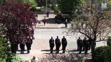 Réception à la caserne des douanes de Marseille