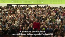 L'université de Nanterre vote la poursuite du blocage