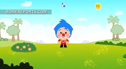 Francisco juega al fútbol con Plim Plim (en dibujos animados) | Mundo