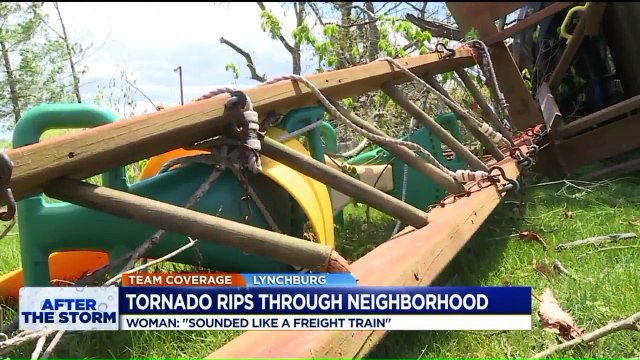 Virginia Woman Says Suspected Tornado Wrapped Trampoline Around Tree