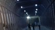 Syrian Government Forces Tour Undeground Network of Jayesh al-Islam Tunnels in Douma