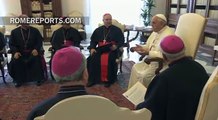 El Papa mantiene un encuentro con obispos mexicanos en visita 