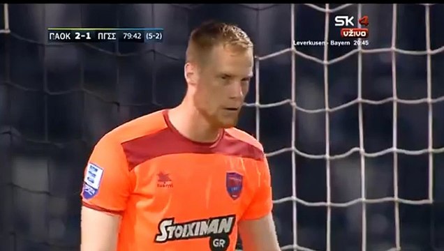 Aleksandar Prijovic (Penalty) Goal HD - PAOK 3-1 Panionios 17.04.2018