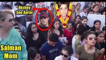 Salman Khan's Mom & Akshay Kumar's Son Aarav Kumar At Protest Demanding Justice For Asifa KathuaCase