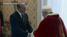 Benedicto XVI se reúne con el presidente de Rumanía y con el cardenal Bagnasco