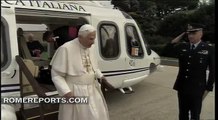Benedicto XVI vuelve al Vaticano tras tres meses en Castel Gandolfo