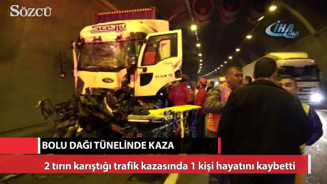 Bolu Dağı Tüneli’nde kaza 1 ölü