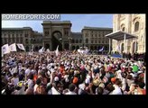 Las mejores imágenes de Benedicto XVI en el Encuentro Mundial de las Familias de Milán