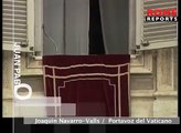 Joaquín Navarro-Valls llora ante periodistas durante rueda de prensa sobre la salud de Juan Pablo II