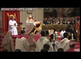 El Papa reza con miles de religiosos y consagrados en la Basílica de San Pedro