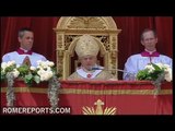 Urbi et orbi de Benedicto XVI en el Vaticano