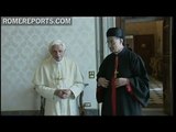 Benedicto XVI recibe al nuevo patriarca de la Iglesia maronita en el Vaticano