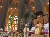 Viaje en España. Benedicto XVI consagra la Sagrada Familia: 