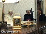 Benedicto XVI se reúne con José Luis Rodriguez Zapatero en el Vaticano