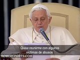 Benedicto XVI habla de su encuentro con víctimas de abusos