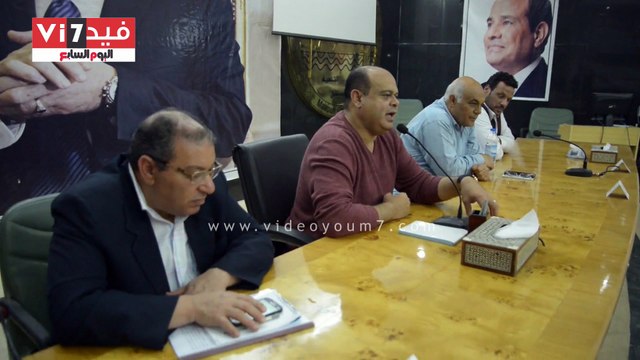 محافظ مطروح يشهد تسليم وتسلم رئاسة رابطة شباب المحافظة