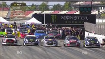 WRX 2018 Round 01 Spain Start Q4 Bakkerud Collide Kristofferson