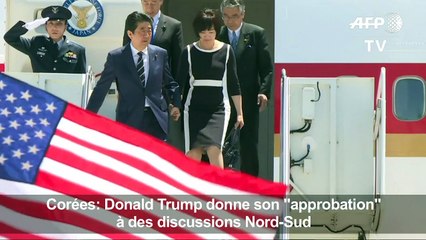Corées: Trump donne son "approbation" à des discussions Nord-Sud