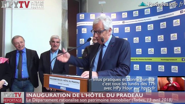 HPyTv Tarbes | Inauguration de l'Hôtel du Pradeau (13 avril 18)