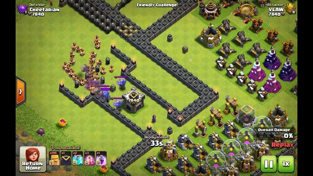 Clash of Clans HD 340 Barbarians vs 1 Bowler!- What - INSANE!- UNREAL!