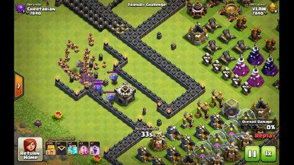 Clash of Clans HD 340 Barbarians vs 1 Bowler!- What--- INSANE!- UNREAL!