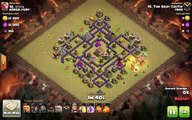 Clash of Clans TH8 vs TH8 Clan War 3 Star Attack Strategy Golem, Giant, Wizard, Hog Rider (GoGiWiHo)