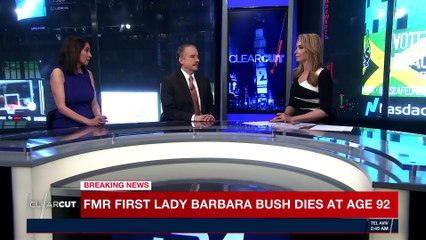 CLEARCUT | Fmr First Lady Barbara Bush dies at age 92 | Tuesday, April 17th 2018