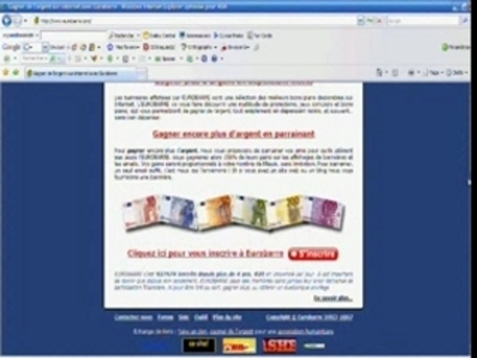 Eurobarre gagner de l'argent!!!