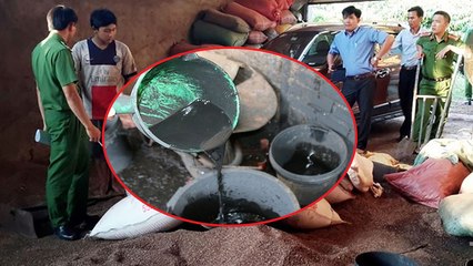 Tận mắt chứng kiến cơ sở sản xuất cà phê từ bột đá và pin ở Đắk Nông