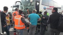 Kocaeli Otobüs Tır'a Çarptı 2 Yaralı-Hd