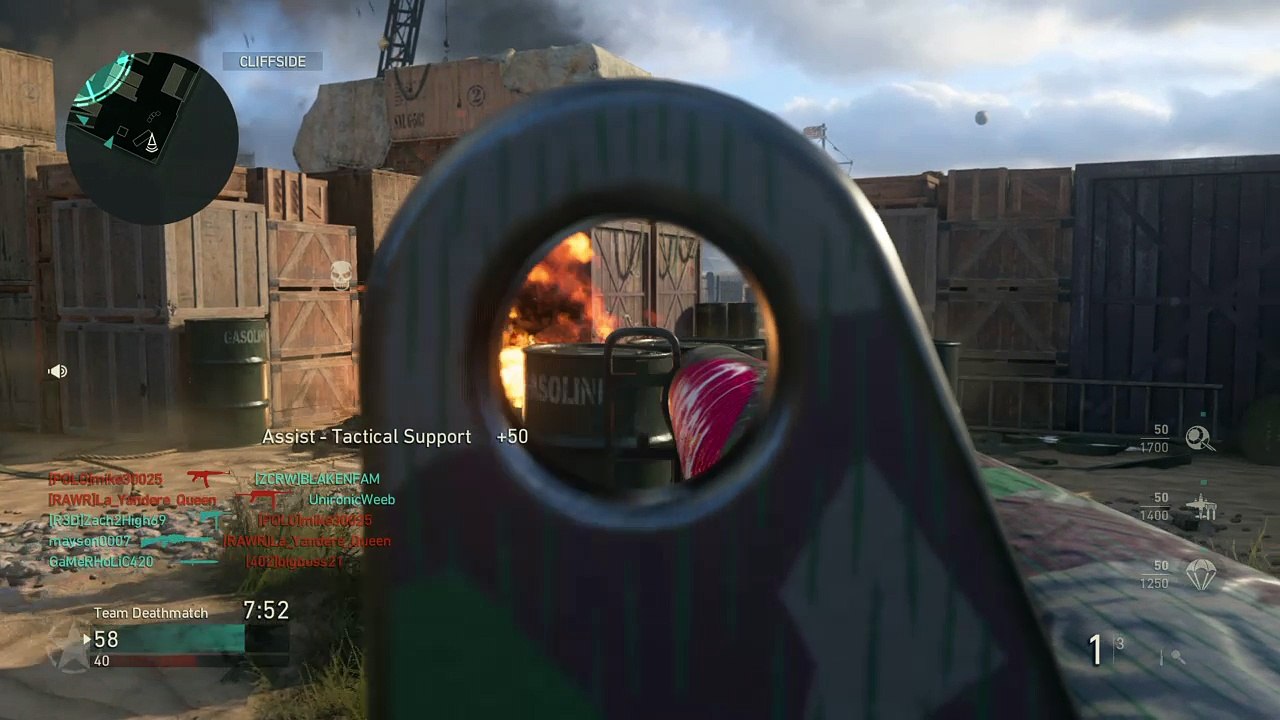 Direct hit of M1 bazooka, no kill