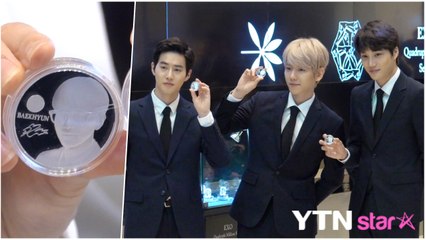 [Y영상] 엑소, 한류 확산기여...공식 기념메달 공개 ‘국가픽 아이돌’ / YTN