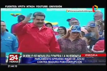 Venezuela: Parlamento aprueba juicio contra Maduro por corrupción