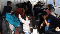 Sakız adasına kaçmaya çalışan 47 göçmen sahil güvenlik ekipleri tarafından yakalandı