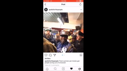 Old Man EBRO FIGHTS Queenzflip at HOT 97 STUDIO