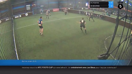 But de Julien (0-2) - FC FOOTIX Vs AS BOURSE - 17/04/18 20:00
