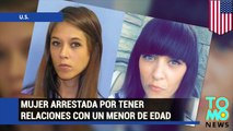 Mujer de 26 años detenida por cumplir los deseos más salvajes de un menor de edad