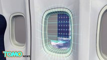 Persiana para aviones equipada con panel solar podría recargar los celulares de pasajeros