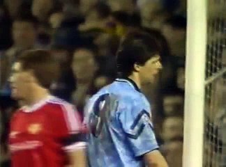 Manchester United - Manchester City 07-04-1992 Division One