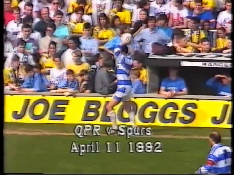 Queens Park Rangers - Tottenham Hotspur 11-04-1992 Division One
