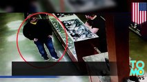 Imágenes de vigilancia muestras a autor de tiroteo en Michigan visitar una tienda de armas