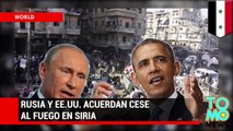 Rusia y Estados Unidos anuncian un cese de hostilidades en Siria